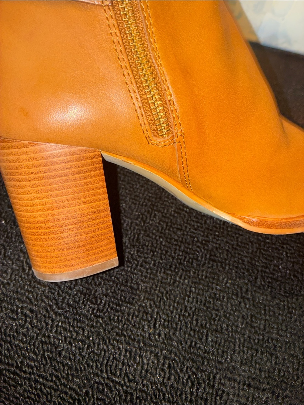 NWOT Michael KORS Arley Tall Women's Fashion Boots in Cognac Brown Size 6 - Picture 9 of 16